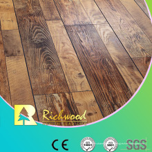 8.3mme0 HDF a stratifié le plancher stratifié de bord ciré de Hickory